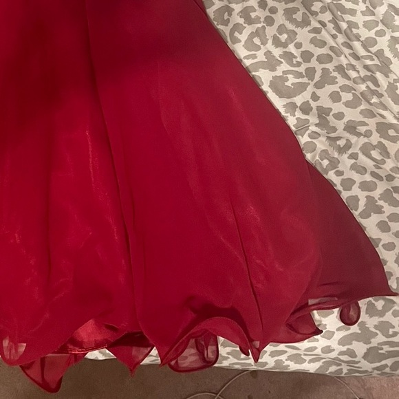 Dancing queen size medium red semi formal dress - Picture 3 of 3